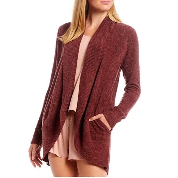 BAREFOOT DREAMS CozyChic Lite Circle Cardigan Sz M - Picture 1 of 8